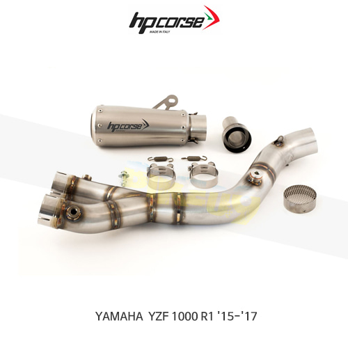 야마하 YZF1000 R1 (15-17) GP07 SATIN HP코르세 아크라포빅 머플러 XYAGP10R1SR-AC 오토바이 튜닝 부품