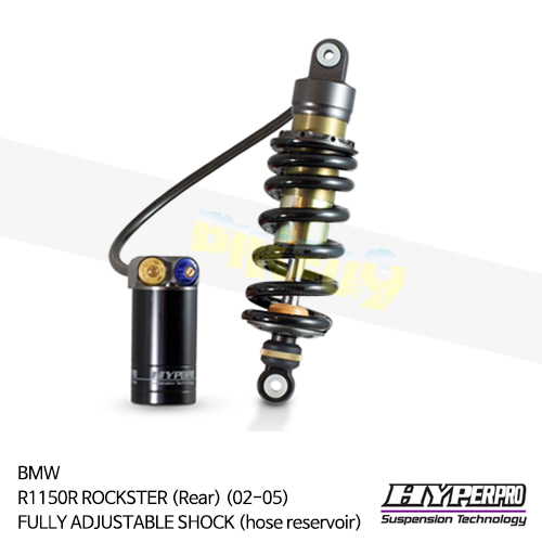 BMW R1150R ROCKSTER (Rear) (02-05) FULLY ADJUSTABLE SHOCK (hose reservoir) 하이퍼프로