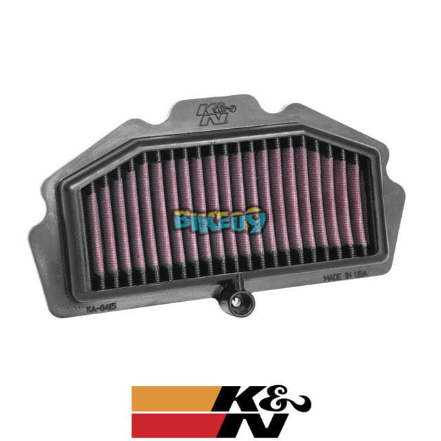 K&amp;N 케이엔엔 가와사키 EN650/Z650 OEM 교체 하이 플로우 에어 필터 (스텐다드 필터) - 에어필터 오일필터 오토바이 튜닝 부품 KA-6415