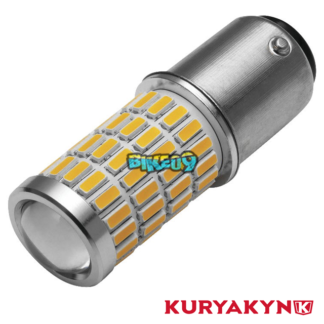 쿠리야킨 하이-인텐시티 LED 벌브 (1157, 앰버/앰버) - 할리 오토바이 튜닝 부품 485219