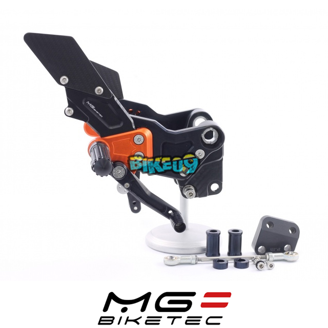 MG바이크텍 KTM RC 390 (17-21) 리어셋 풋페그 고정형 - 백스텝 오토바이 튜닝 부품