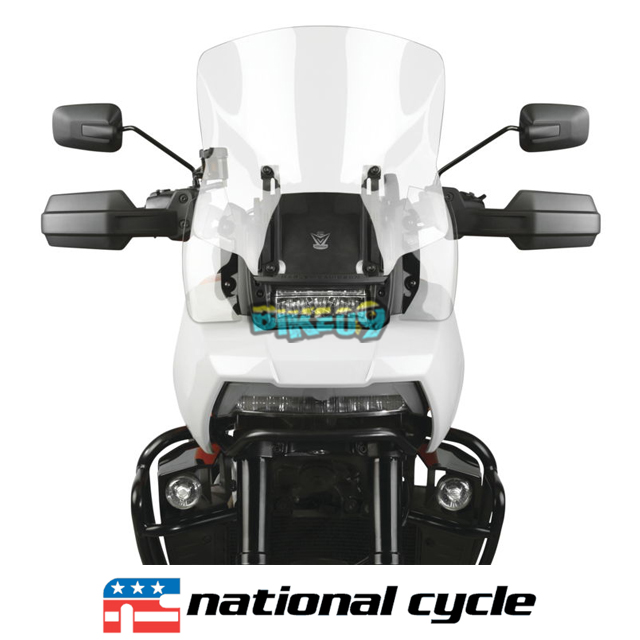 네셔널싸이클 할리 데이비슨 RA1250 팬 아메리카 브이스트림 윈드스크린 (미드, 클리어, Plain) - 스크린 오토바이 튜닝 부품 N20415