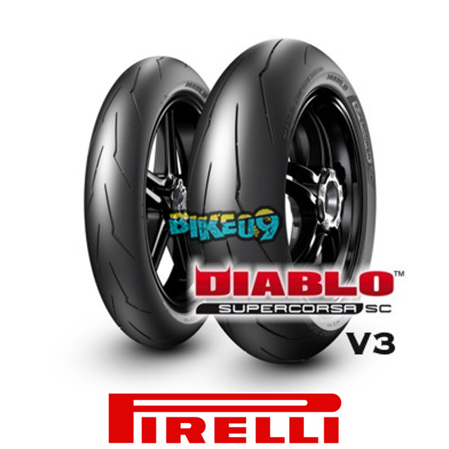 피렐리 DIABLO SUPERCORSA V3 180/60 ZR17M/C TL (75W) 뒤 - 오토바이 타이어 부품