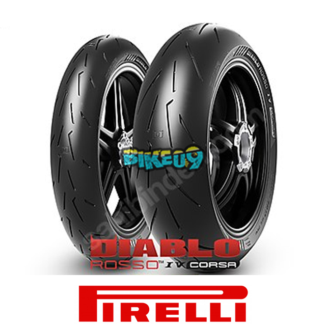 피렐리 DIABLO ROSSO IV CORSA 120.200 SET - 오토바이 타이어 부품