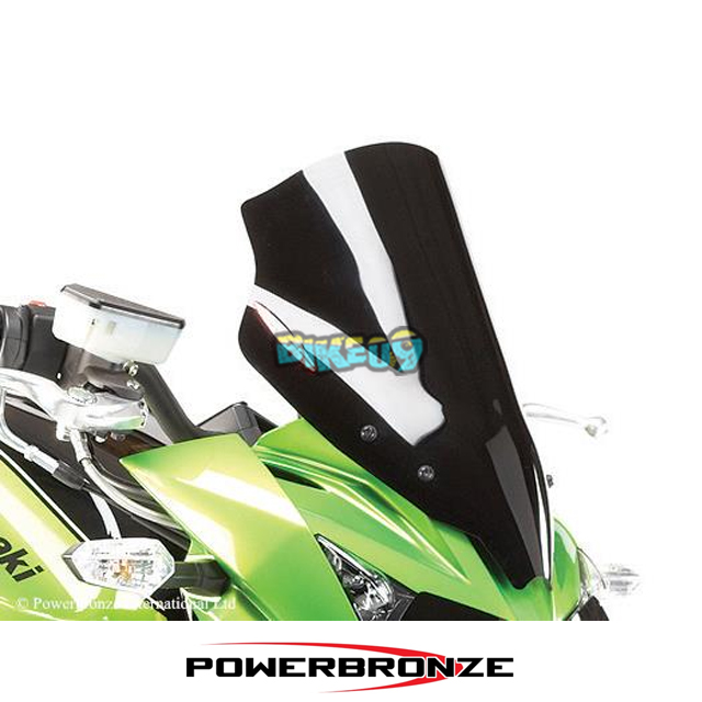 파워브론즈 라이트 스크린 가와사키 Z750R 11-12 (370 MM) - 윈드 스크린 오토바이 튜닝 부품 430-U139
