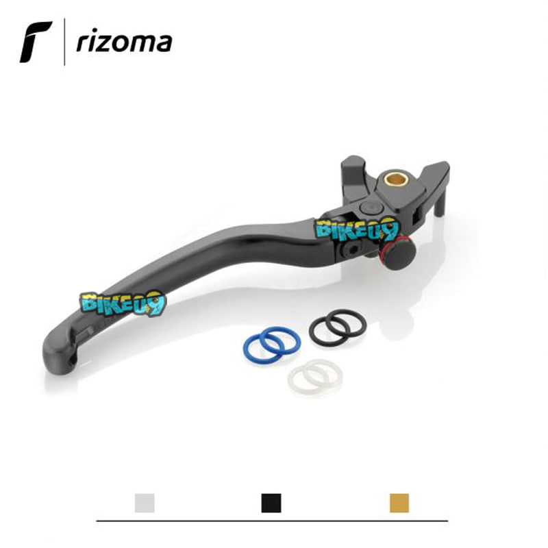 리조마 3D 프로파일 - 어드저스테이블 프론트 브레이크 레버 블랙 컬러 야마하 TMAX 530 (17-) - 오토바이 튜닝 부품 LBJ208B