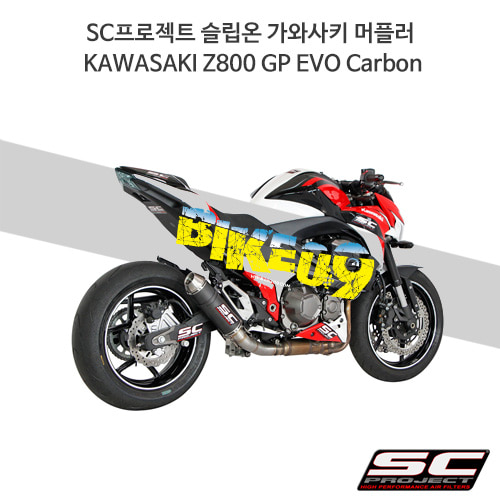 SC프로젝트 슬립온 가와사키 머플러 KAWASAKI Z800 GP EVO Carbon K15-29C