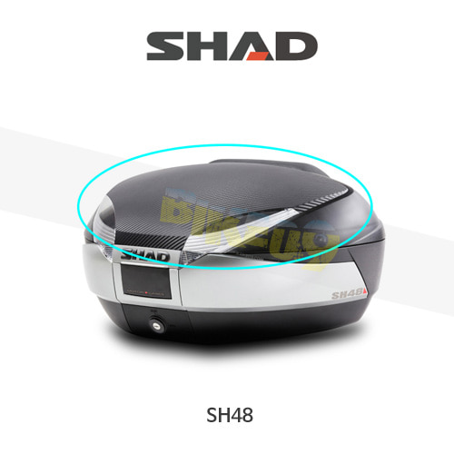 SHAD 샤드 탑케이스 SH48 변환 케이스 커버 (카본 칼라) D1B48E06