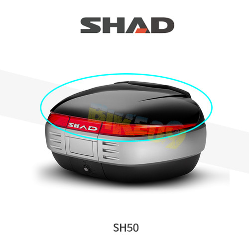 SHAD 샤드 탑케이스 SH50 변환 케이스 커버 (메탈블랙) D1B50E21