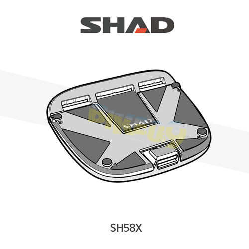 SHAD 샤드 탑케이스 SH58X 보수용 플레이트 D1B48PAR