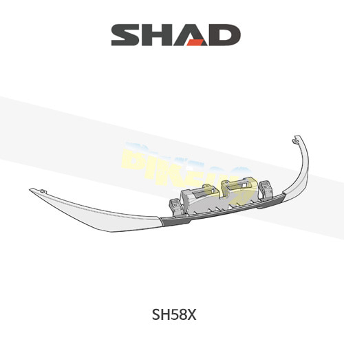SHAD 샤드 탑케이스 SH58X 보수용 리플렉터 렌즈 D1B58CAR