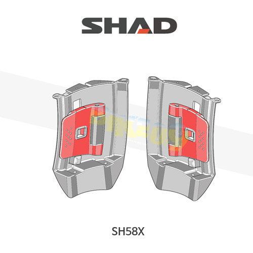 SHAD 샤드 탑케이스 SH58X 보수용 익스펜더블 메커니즘 D1B59MEALR