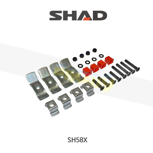 SHAD 샤드 탑케이스 SH58X 보수용 탑플레이트 스크류 세트 D1B40BOR