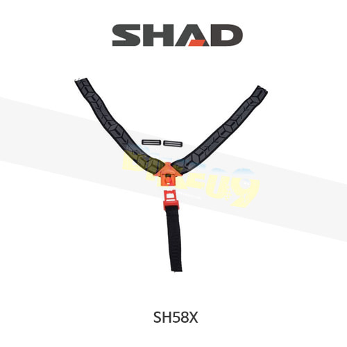 SHAD 샤드 탑케이스 SH58X 보수용 플렉시블 스트랩 D1B59CGR