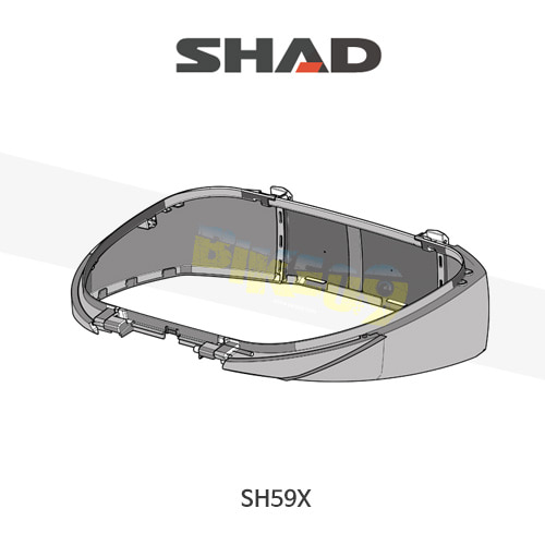 SHAD 샤드 탑케이스 SH59X 보수용 세트 프레임 D1B59EMR
