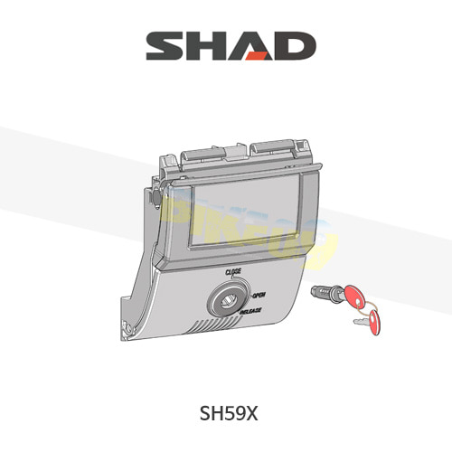 SHAD 샤드 탑케이스 SH59X 보수용 락세트 D1B59MAR