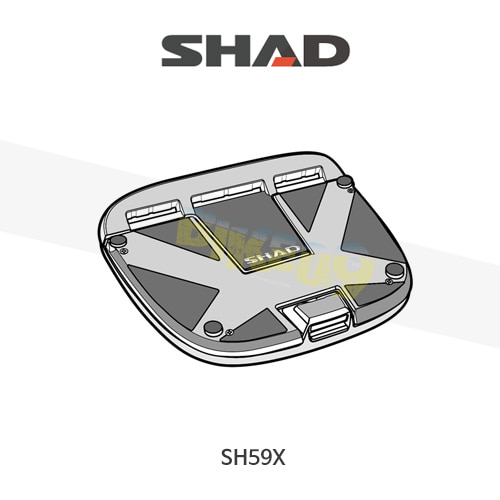 SHAD 샤드 탑케이스 SH59X 보수용 플레이트 D1B48PAR