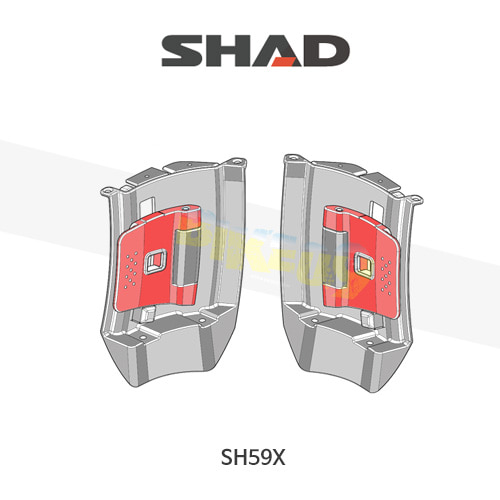 SHAD 샤드 탑케이스 SH59X 보수용 익스펜더블 메커니즘 D1B59MEALR
