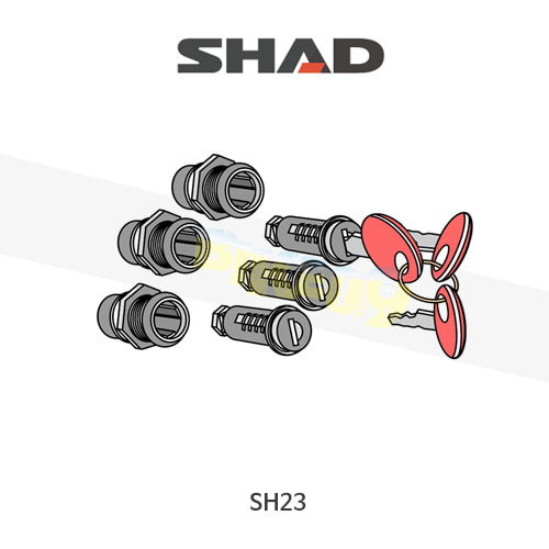 SHAD 샤드 싸이드 케이스 SH23 보수용 키세트 200062R