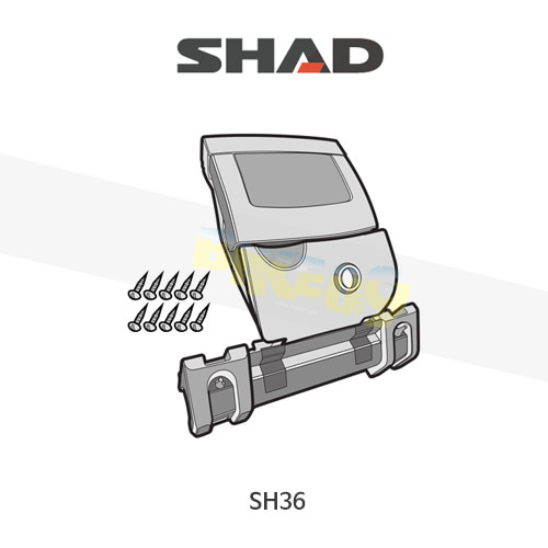 SHAD 샤드 싸이드 케이스 SH36 보수용 락세트 D1B361MAR
