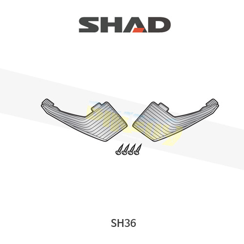 SHAD 샤드 싸이드 케이스 SH36 보수용 리플렉터 렌즈 (화이트) D1B361CAR