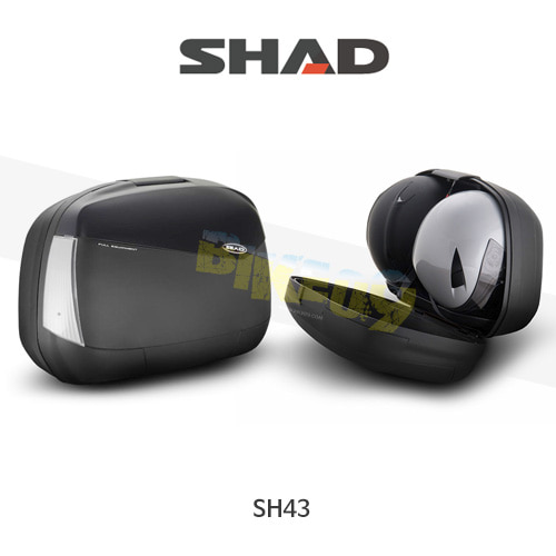 * SHAD 샤드 싸이드 케이스 SH43 기본사양 (무광 검정) D0B43100