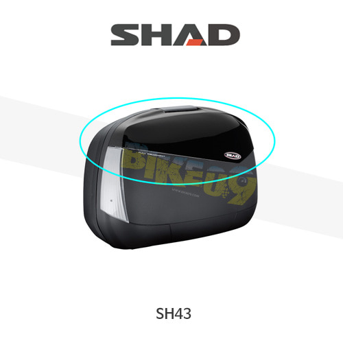 SHAD 샤드 싸이드 케이스 SH43 변환 케이스 커버 (메탈 블랙) D1B43E21