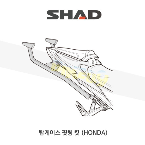 SHAD 샤드 탑케이스 핏팅 킷 혼다 HONDA CBR500R/CB500F (2019-) H0CB59ST