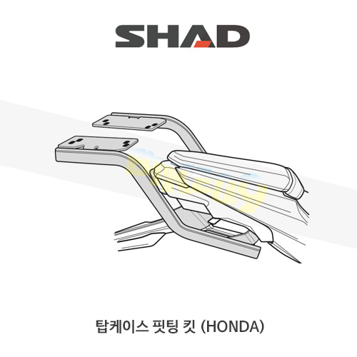 SHAD 샤드 탑케이스 핏팅 킷 혼다 HONDA CB125R/CB300R (18-19) H0CN18ST