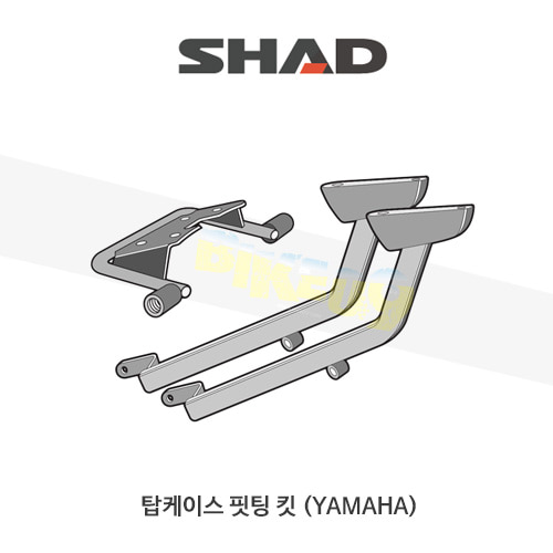 SHAD 샤드 탑케이스 핏팅 킷 야마하 YAMAHA 페이저 FZ1 (06-15)/FZ8 (10-16) Y0FZ16ST