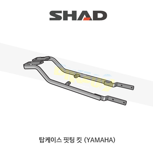 SHAD 샤드 탑케이스 핏팅 킷 야마하 YAMAHA MT03 (15-19)/YZF-R3 (15-18) Y0MT36ST (3P 사이드케이스 동시장착, YZF-R3는 불가)