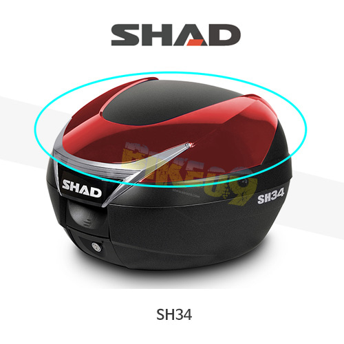 SHAD 샤드 탑케이스 SH34 변환 케이스 커버 (레드) D1B34E09