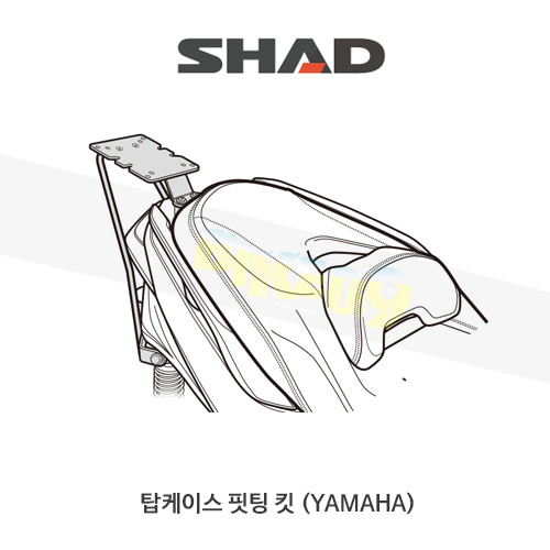 SHAD 샤드 탑케이스 핏팅 킷 야마하 YAMAHA 엑스맥스300/400 (2017-) Y0XM37ST