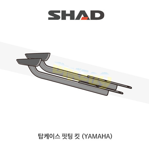 SHAD 샤드 탑케이스 핏팅 킷 야마하 YAMAHA MT09 (13-16) Y0MT93ST (3P 사이드케이스 동시장착)