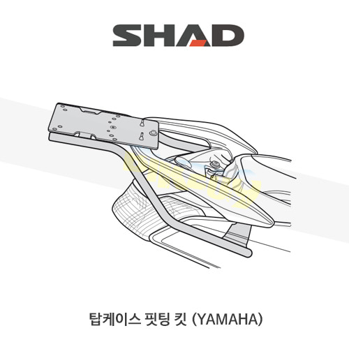 SHAD 샤드 탑케이스 핏팅 킷 야마하 YAMAHA 앤맥스125 (15-19) Y0NM15ST