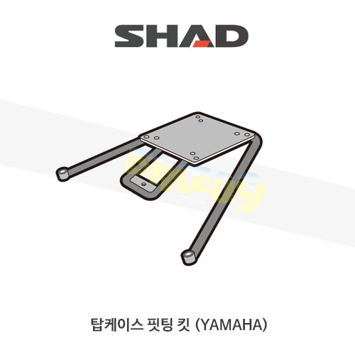 * SHAD 샤드 탑케이스 핏팅 킷 야마하 YAMAHA 티맥스500 (08-11) Y0TM58ST (텐덤그립 마운트형)