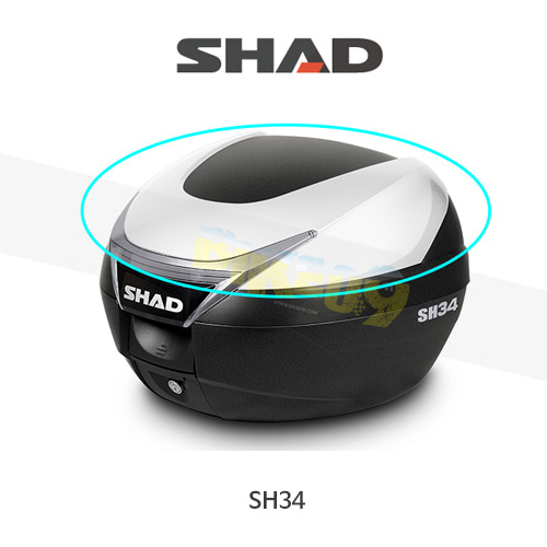 SHAD 샤드 탑케이스 SH34 변환 케이스 커버 (화이트) D1B34E08