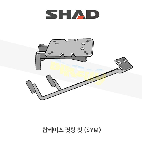SHAD 샤드 탑케이스 핏팅 킷 SYM 조이라이드125i/200i (11-17) S0JR11ST