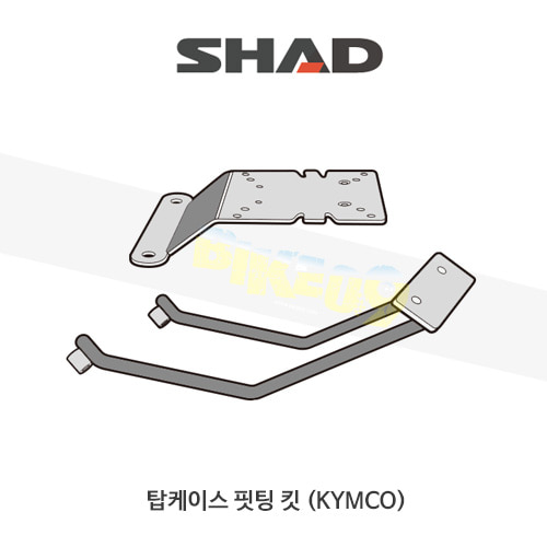 SHAD 샤드 탑케이스 핏팅 킷 킴코 KYMCO 익사이팅400i (13-17) K0XC42ST