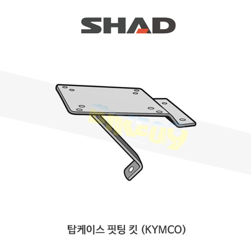 SHAD 샤드 탑케이스 핏팅 킷 킴코 KYMCO 다운타운125ST/350ST (2015-) K0DW15ST