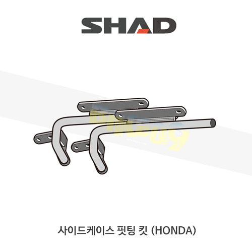 SHAD 샤드 3P 시스템 사이드케이스(SH36/35) 핏팅 킷 혼다 HONDA 인테그라700/750, NC700/750X/750S (12-15) H0NT74IF