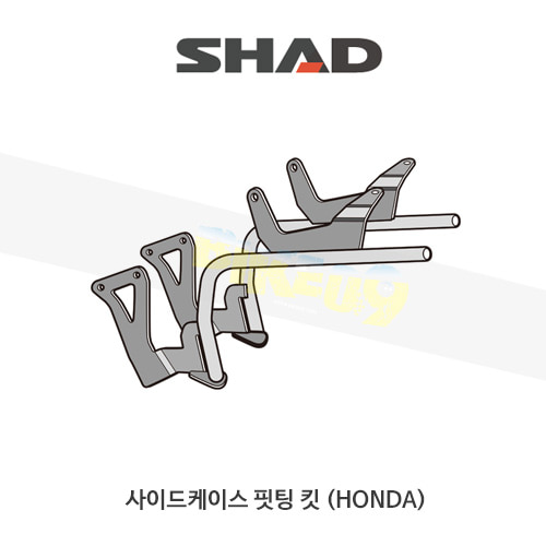 SHAD 샤드 3P 시스템 사이드케이스(SH36/35/23) 핏팅 킷 혼다 HONDA CBR650F/CB650F (13-18) H0CF64IF