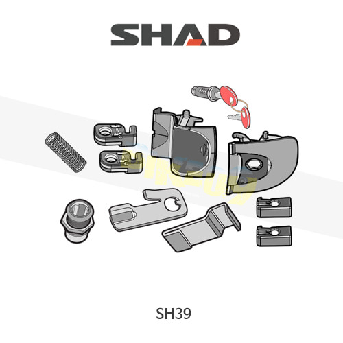 SHAD 샤드 탑케이스 SH39 보수용 락세트 D1B391MAR