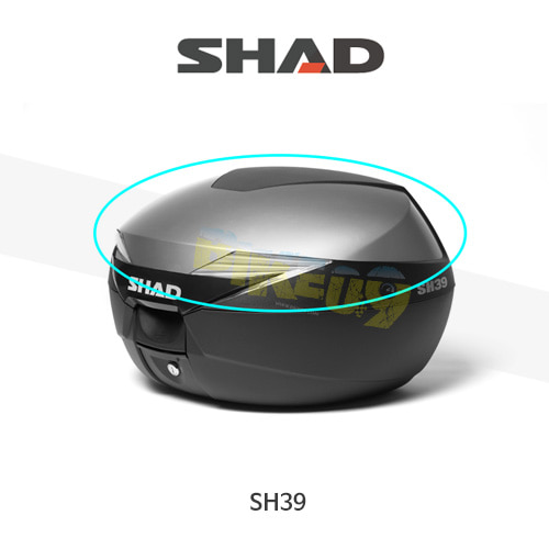 SHAD 샤드 탑케이스 SH39 변환 케이스 커버 (티타늄 칼라) D1B39E15