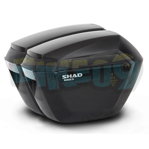 샤드 SH23 블랙 23 리터 페니어 - 샤드 오토바이 탑박스 싸이드 케이스 가방 브라켓 D0B23100