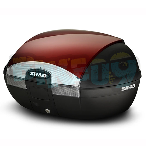 샤드 SH45 레드 탑 박스 커버 케이스 액세서리 - 샤드 오토바이 탑박스 싸이드 케이스 가방 브라켓 D1B45E09
