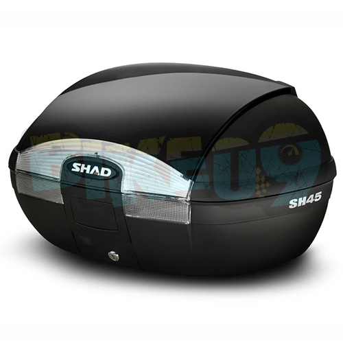 샤드 SH45 메탈릭 블랙 탑 박스 커버 케이스 액세서리 - 샤드 오토바이 탑박스 싸이드 케이스 가방 브라켓 D1B45E21