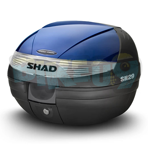 샤드 SH29 블루 탑 박스 커버 케이스 액세서리 - 샤드 오토바이 탑박스 싸이드 케이스 가방 브라켓 D1B29E01