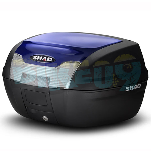 샤드 SH40 블루 탑 박스 커버 케이스 액세서리 - 샤드 오토바이 탑박스 싸이드 케이스 가방 브라켓 D1B40E01
