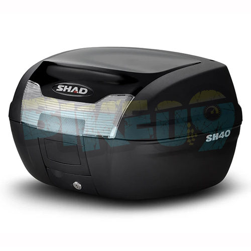 샤드 SH40 메탈릭 블랙 탑 박스 커버 케이스 액세서리 - 샤드 오토바이 탑박스 싸이드 케이스 가방 브라켓 D1B40E21